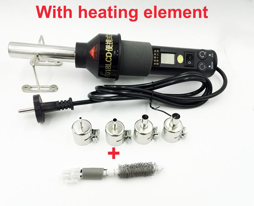 Heat Gun Variable - Regulowana cyfrowa gorąca wiatrówka Opalarka lutownicza