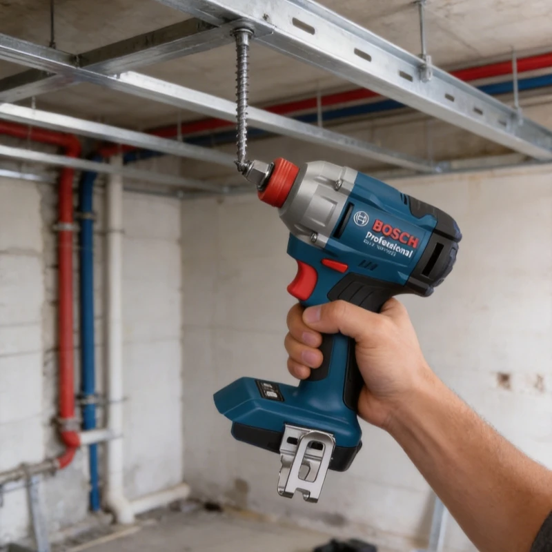 Power Tools Professional - Bezprzewodowy wkrętak udarowy Bosch GDX 18V-285