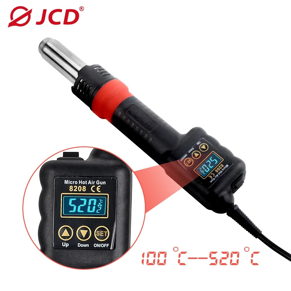 JCD Micro Hot Air Gun 8208 750 – Heat Gun Variable recenzja i cena