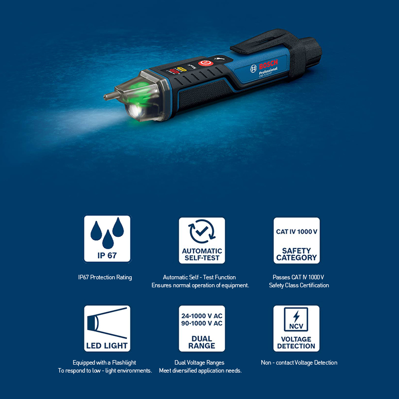 Tester napięcia BOSCH PRO GVD  – Power Tools Professional recenzja i cena