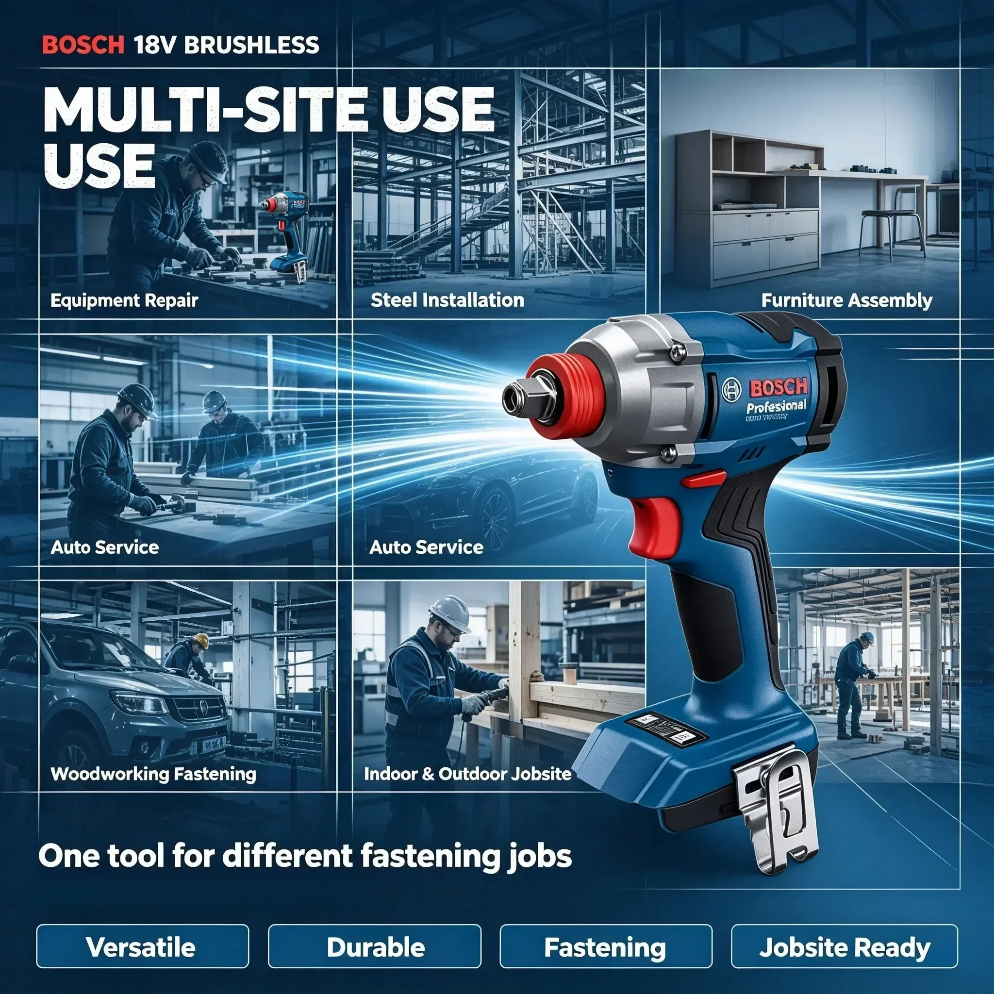 Bezprzewodowy wkrętak udarowy  – Power Tools Professional recenzja i cena